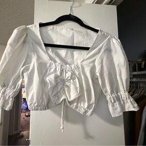 Elegant White Women's Top